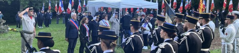 Inauguration en ESSONNE d’un monument en mémoire aux prisonniers militaire français au Viet minh.